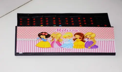 30 Dominós Personalizados Princesas