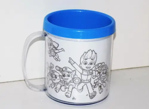 Caneca para Colorir Patrulha Canina