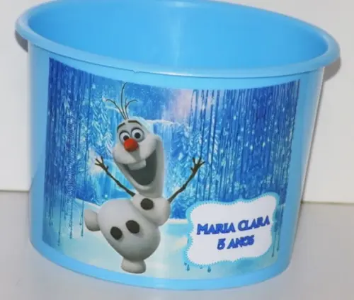 35 Balde de Pipoca Olaf Frozen