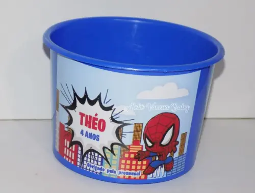 35 Balde de Pipoca Homem Aranha Cute