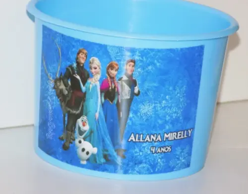 10 Balde de Pipoca Frozen