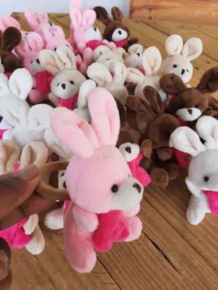 Porta Guardanapos Coelhinhos de Páscoa com 4 Unidades