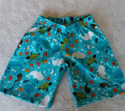 Kit Fundo do Mar com Short Suspensório e Gravata