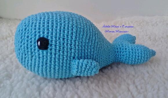 Baleia em Amigurumi
