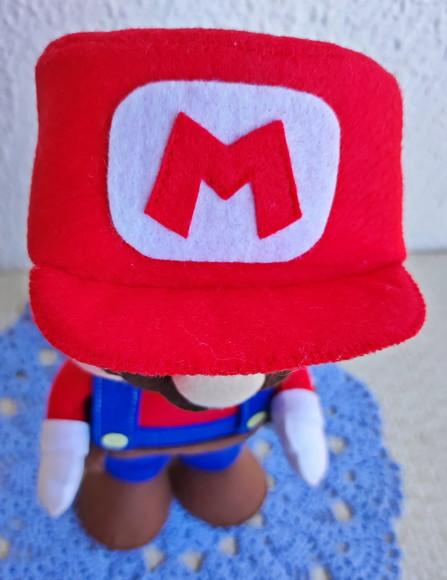 Boneco Mario Bros em Feltro | Decoração Geek e Infantil
