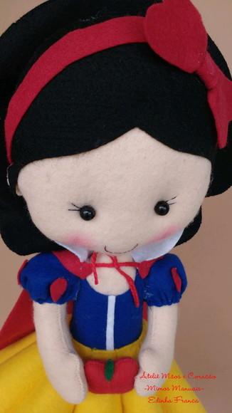 Branca de Neve em feltro