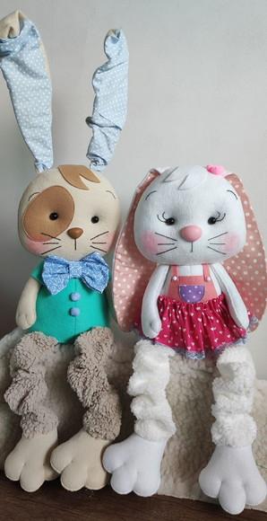 Casal de Coelhos Feltro