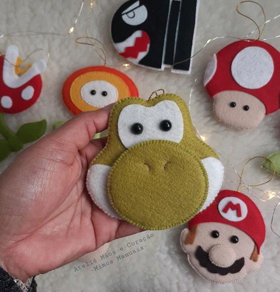 Kit Pingente de Natal Mário Bros