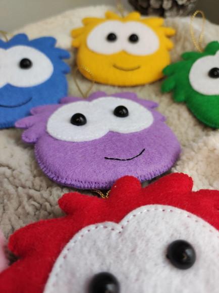 Kit Pingente Puffles Penguin