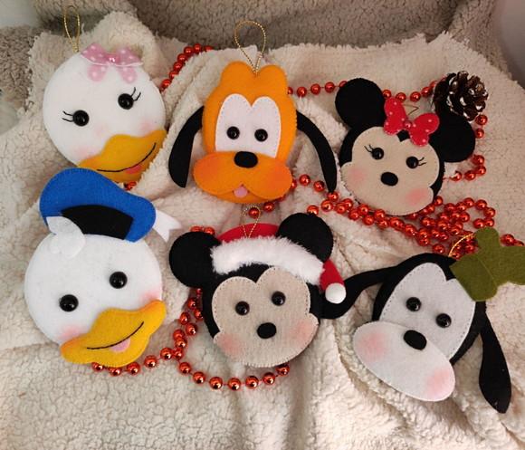 Kit Pingentes de Natal Mickey