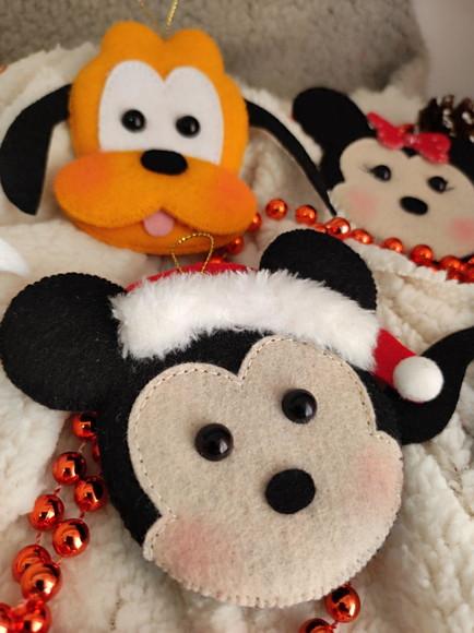 Kit Pingentes de Natal Mickey