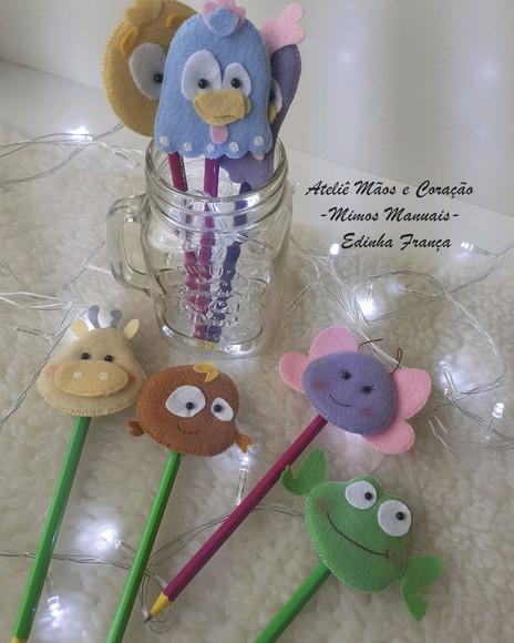 Lápis com ponteira Galinha Pintadinha