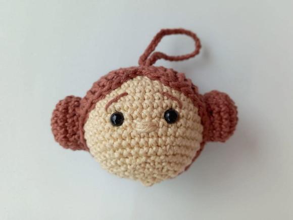Pingentes de Natal Star Wars em Amigurumi.