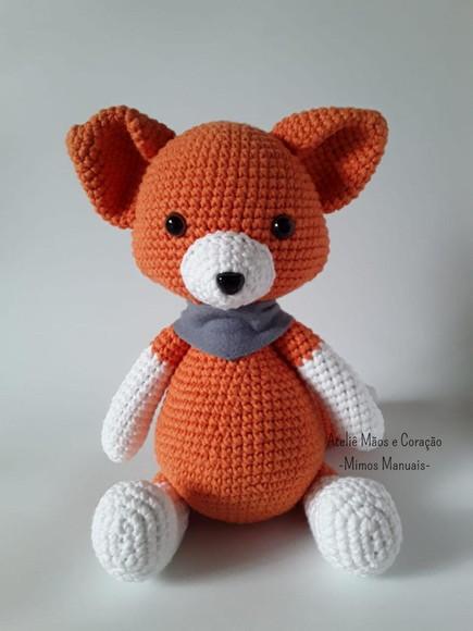 Raposa amigurumi