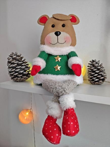 Urso Decorativo de Natal