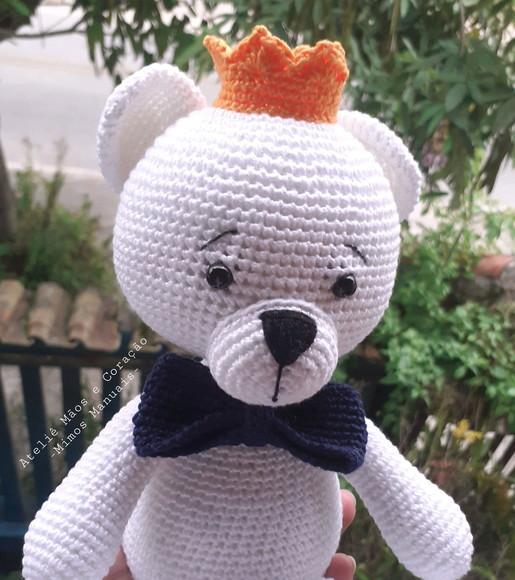Urso Príncipe, em amigurumi