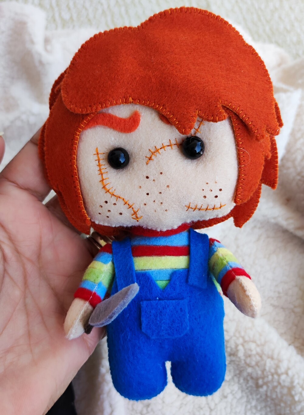 Chuck em Feltro | Brinquedo Assassino Artesanal | Geek