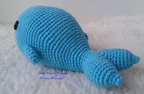 Baleia em Amigurumi