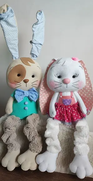 Casal de Coelhos Feltro