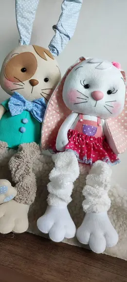 Casal de Coelhos Feltro