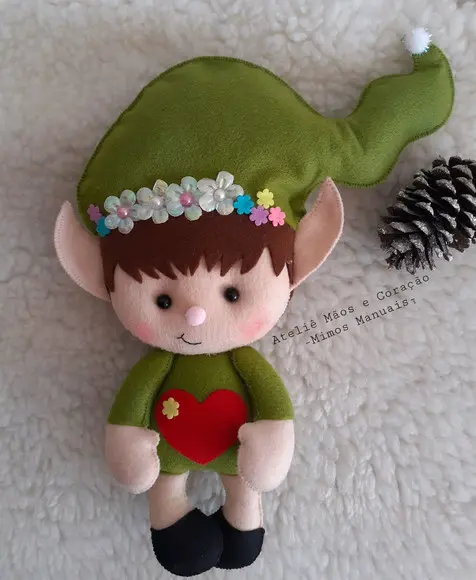 Enfeites de Natal em Feltro