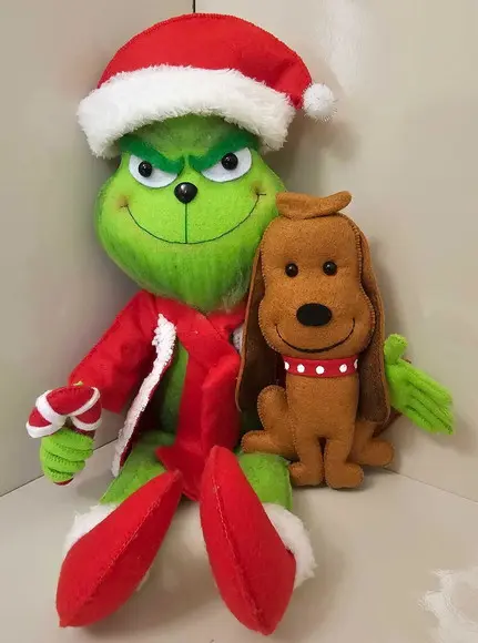 Grinch de Feltro - Decoração de Natal Personalizada