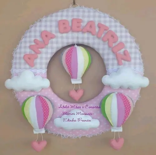 Guirlanda porta maternidade