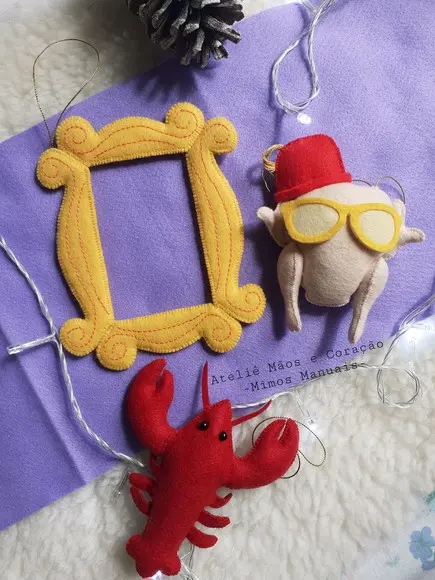 Kit Pingente de Natal Friends