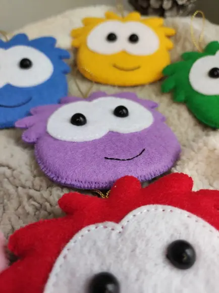 Kit Pingente Puffles Penguin