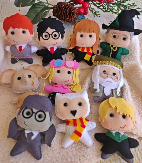 Kit Pingentes de Natal Harry Potter