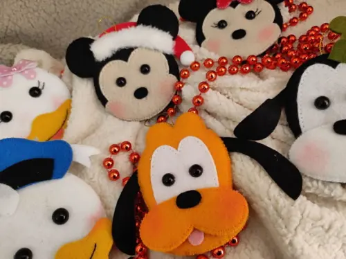 Kit Pingentes de Natal Mickey