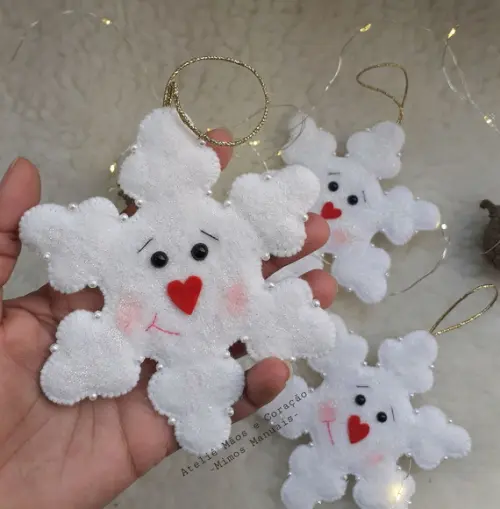 Pingente Floco de Neve