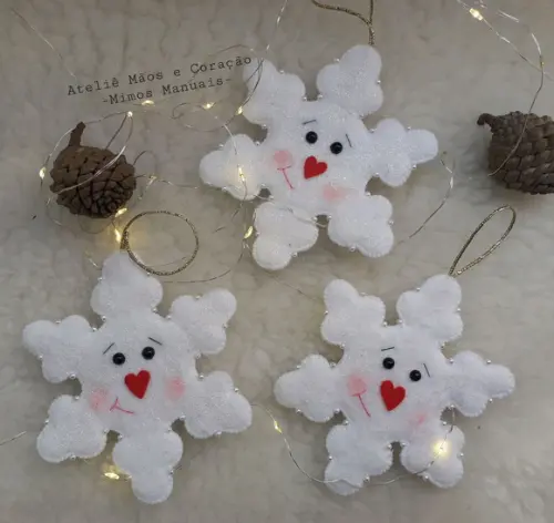 Pingente Floco de Neve
