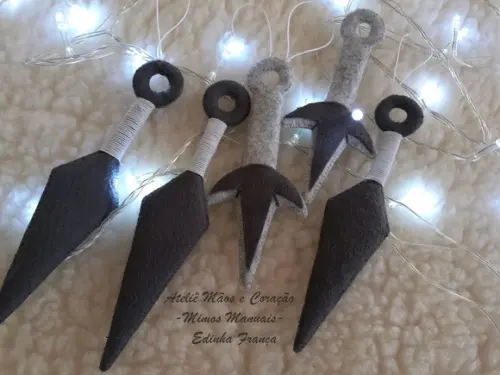 Pingente para árvore de Natal Kunai