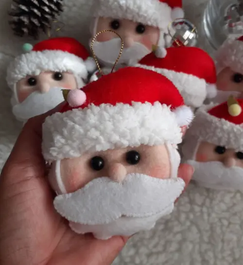Pingentes de Natal Papai Noel