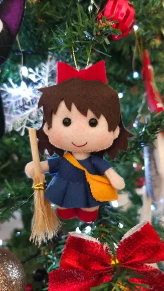 Pingentes de Natal Kiki e Jiji