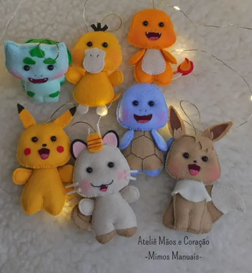 Pingentes de Natal Pokémon