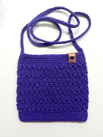 Bolsa Nina Transversal Roxa