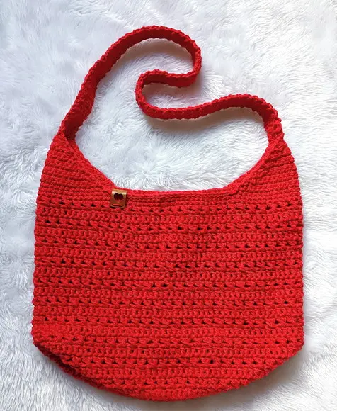 Bolsa Saco Jasmin - Vermelha