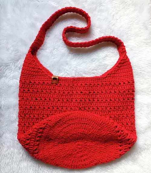 Bolsa Saco Jasmin - Vermelha