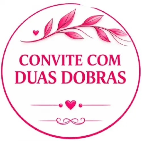Convite com duas dobras