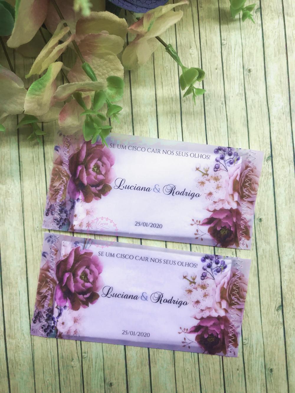 Lágrimas de Alegria Papel Vegetal floral fúscsia Magenta