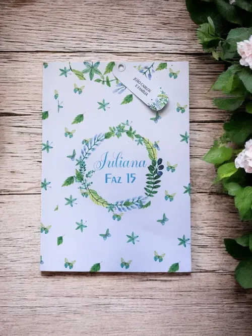 Convite de 15 Anos  Floral