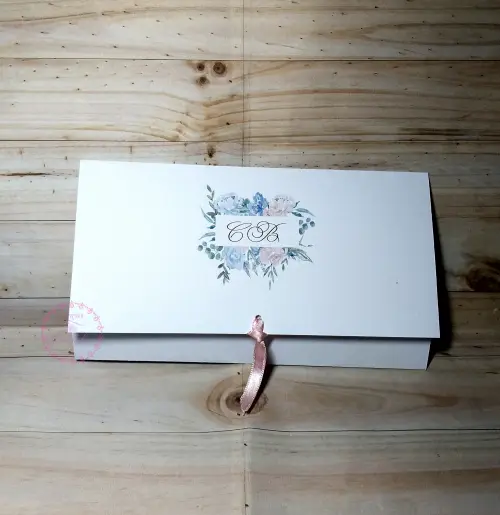 Convite De Casamento Azul Serenity E Rosa Quartzo