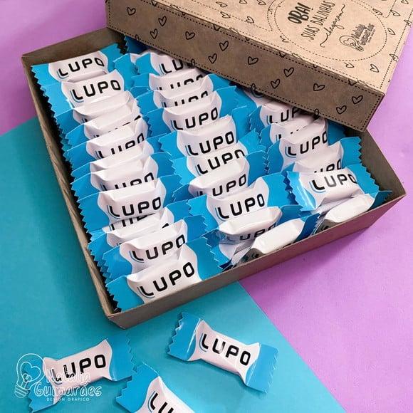 100 Balas Personalizadas com Logo Clientes