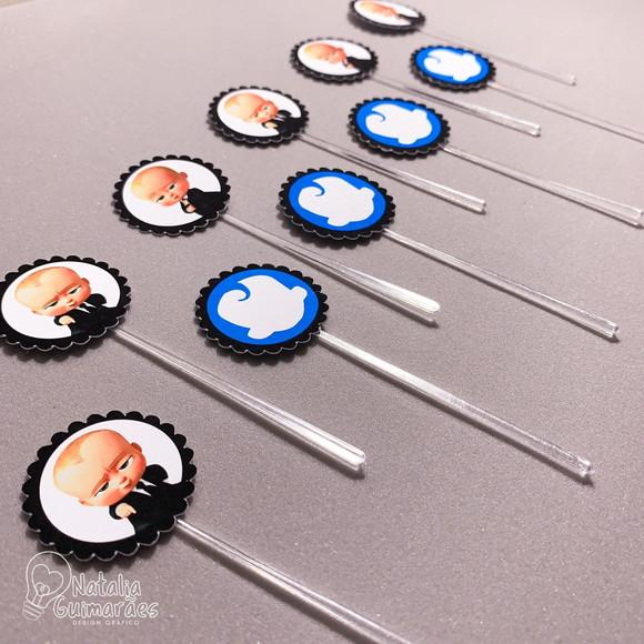 10 Topper para Docinhos - Poderoso Chefinho