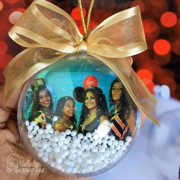 Bolinhas de Natal com Glitter