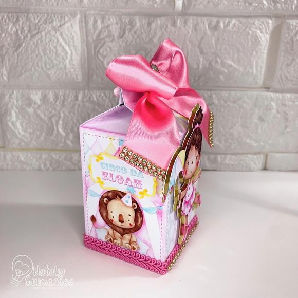 Caixa Milk Circo Rosa Luxo
