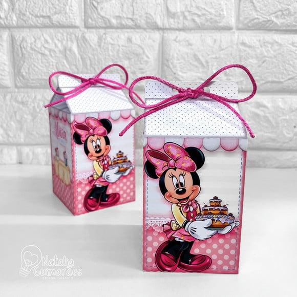 Caixa Milk Minnie Confeiteira
