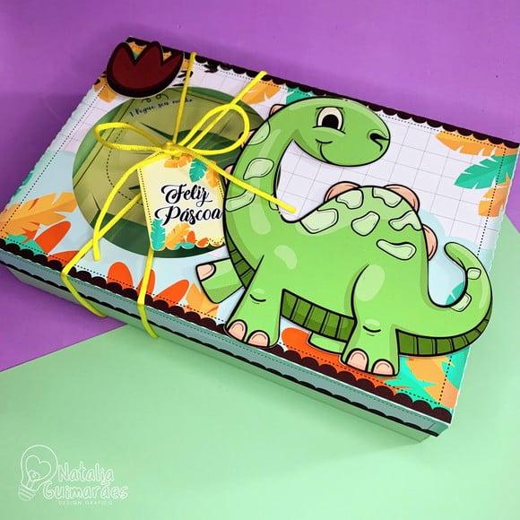 Caixa para Kit Mini Confeiteiro - Dinossauro